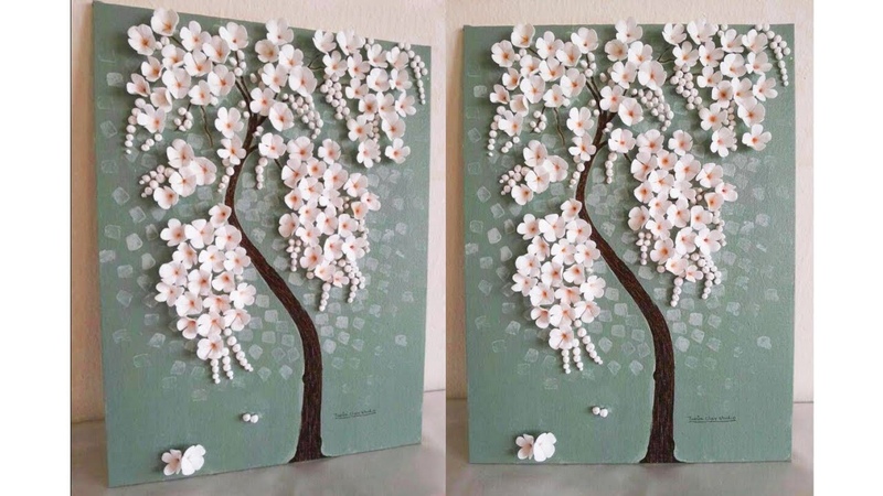 Paper craft wall hanging, wall hanging craft ideas, paper flower wall hanging, paper