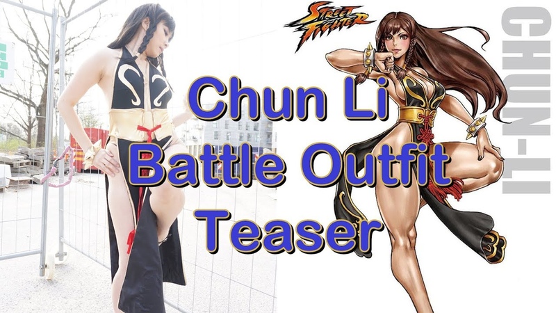 Chun Li Street Fighter V Battle Outfit Cosplay Teaser, DIY Cosplay
