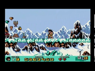 HD 60fps Prehistorik 2 (DOS) (Expert) - Level 7 100% - Snow Summit
