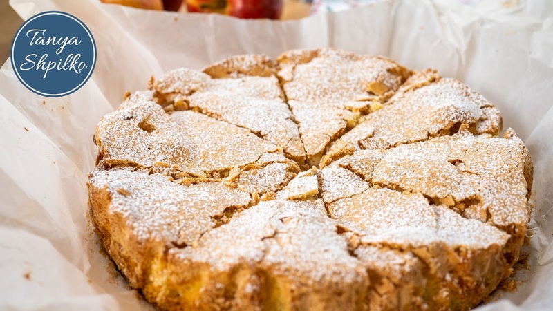 Шарлотка с Яблоками улучшенный рецепт , Apple Sharlotka, Tanya