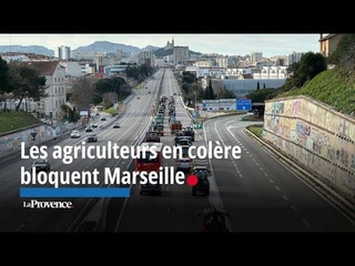 Agriculteurs en colère : le convoi de tracteurs parti de Trets est arrivé à Marseille