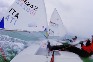 Crazy Laser Sailors with a GoPro