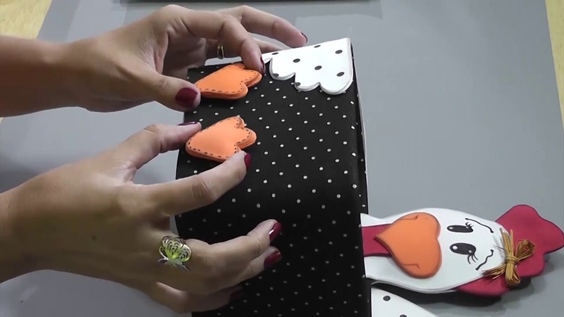Aprenda a fazer um porta ovos em EVA com Aline
