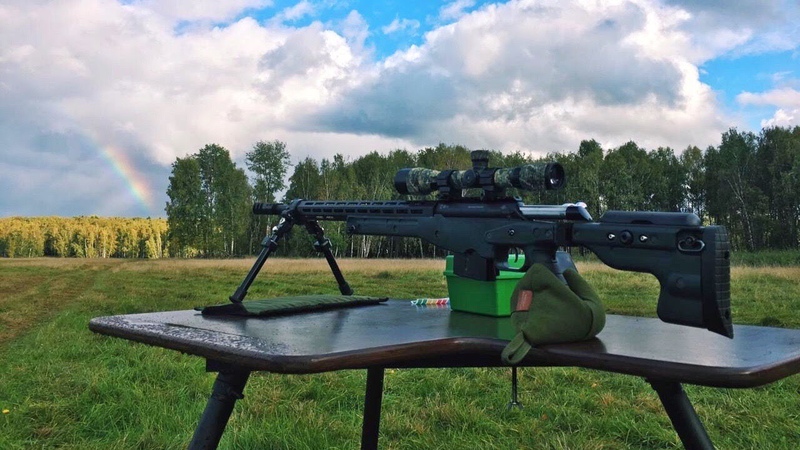 ВПО 114 Таёжник: стрельба на 665 и 1137 метров, VPO 114 Tayozhnik : shooting at